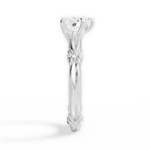 Claire Heart Cut Lab Grown Diamond 14Kt White Gold Engagement Ring - View 4