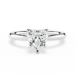 Angela Heart Cut Lab Grown Diamond 18Kt White Gold Engagement Ring