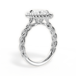Belinda Marquise Cut Lab Grown Diamond 14Kt White Gold Engagement Ring - View 2