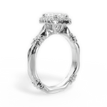Erica Marquise Cut Lab Grown Diamond 14Kt White Gold Engagement Ring - View 3
