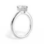 Brianna Marquise Cut Lab Grown Diamond Platinum Engagement Ring - View 3