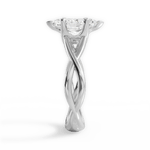Aubrey Marquise Cut Lab Grown Diamond Platinum Engagement Ring - View 4