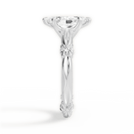 Claire Marquise Cut Lab Grown Diamond Platinum Engagement Ring - View 3