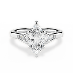 Cecilia Marquise Cut Lab Grown Diamond 18Kt White Gold Engagement Ring