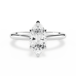 Cara Marquise Cut Lab Grown Diamond Platinum Engagement Ring