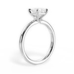 Angela Princess Cut Lab Grown Diamond Platinum Engagement Ring - View 4