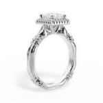 Erica Princess Cut Lab Grown Diamond 14Kt White Gold Engagement Ring - View 4