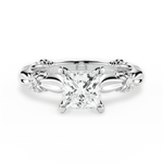 Claire Princess Cut Lab Grown Diamond Platinum Engagement Ring