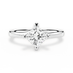 Ashley Princess Cut Lab Grown Diamond 18Kt White Gold Engagement Ring
