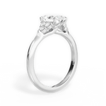 Celeste Radiant Cut Lab Grown Diamond 14Kt White Gold Engagement Ring - View 4