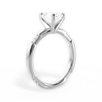 Bonnie Radiant Cut Lab Grown Diamond Platinum Engagement Ring - View 4