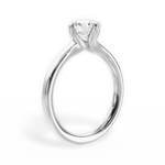Ashley Round Cut Lab Grown Diamond Platinum Engagement Ring - View 3