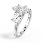 Leticia Marquise Cut Lab Grown Diamond 18Kt White Gold Engagement Ring - View 2