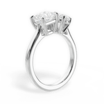 Esther Pear Cut Lab Grown Diamond 18Kt White Gold Engagement Ring - View 3