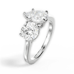 Lana Pear Cut Lab Grown Diamond 14Kt White Gold Engagement Ring - View 2