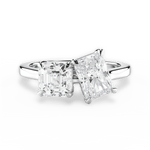Leticia Radiant Cut Lab Grown Diamond 18Kt White Gold Engagement Ring