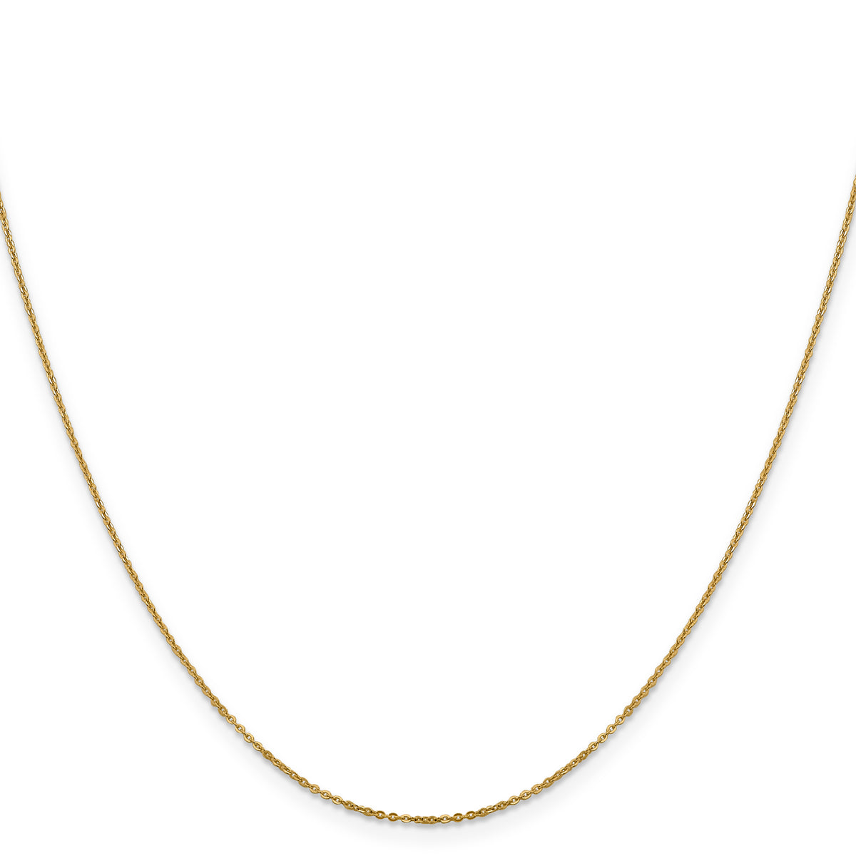 Leslie's 14K 1.1mm Flat Cable Chain - 16 inch