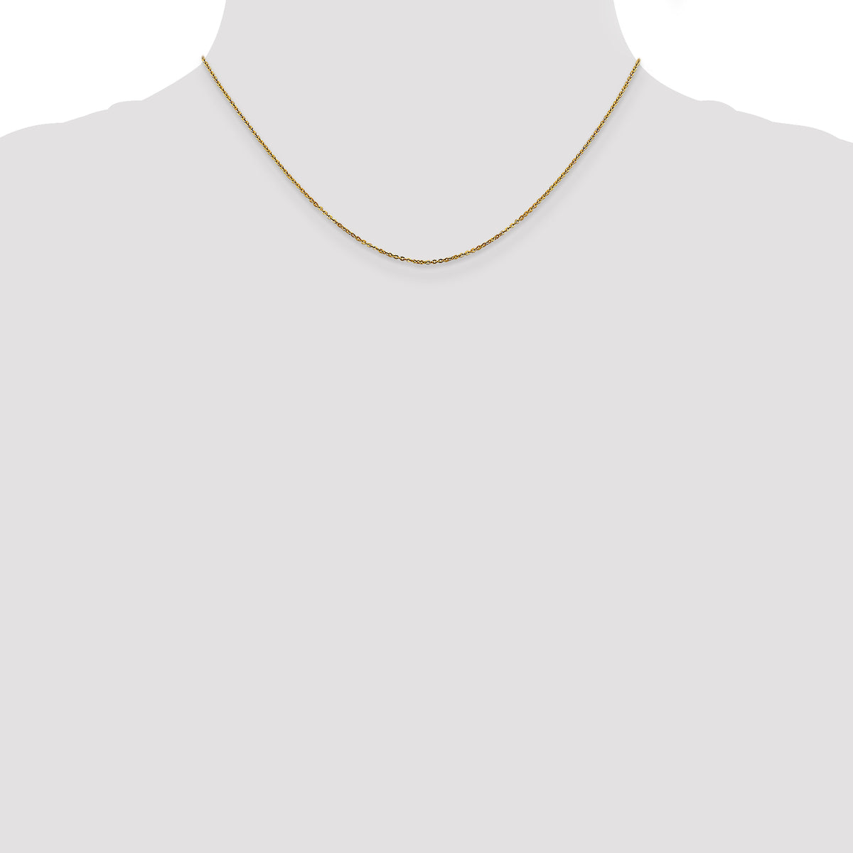 Leslie's 14K 1.1mm Flat Cable Chain - 16 inch