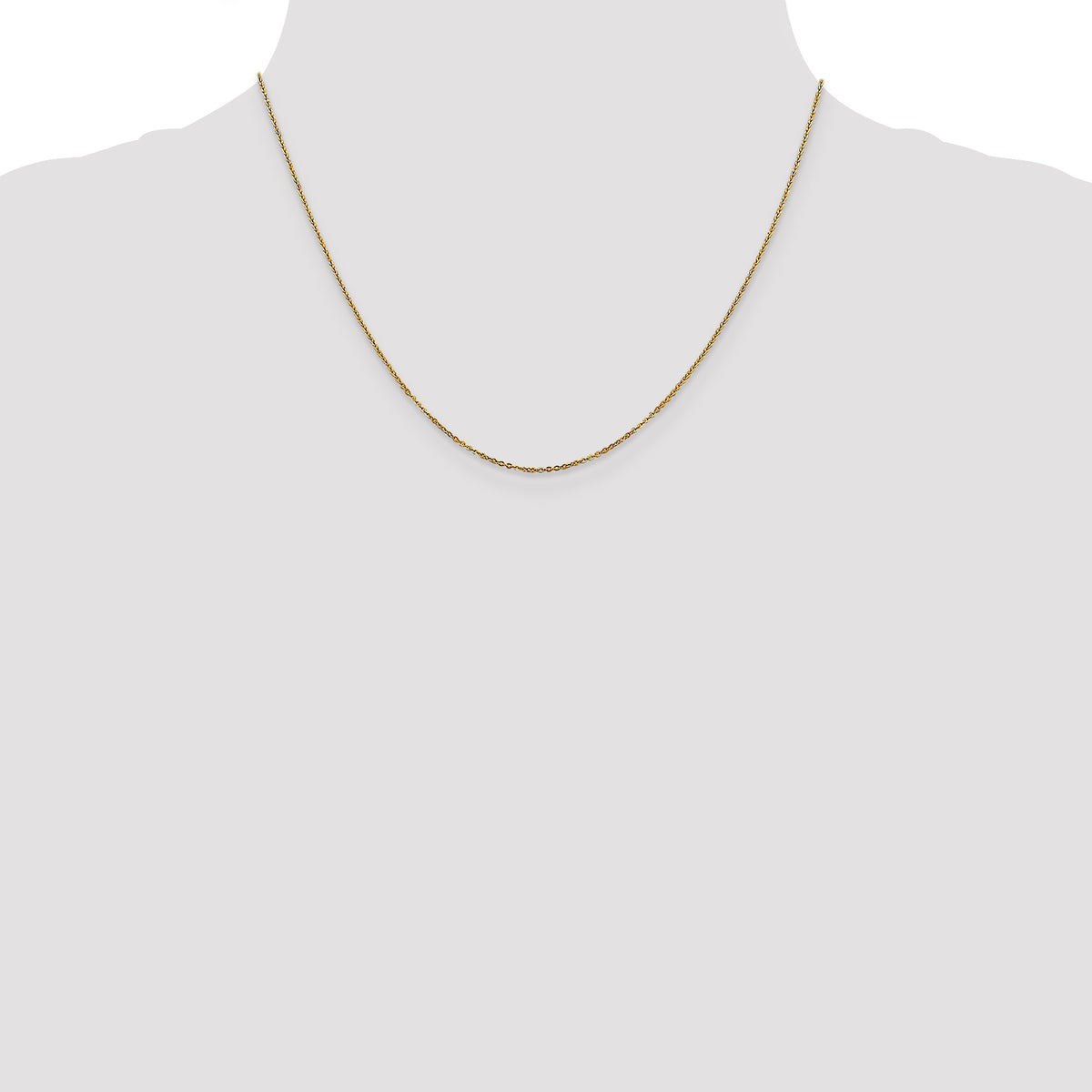 Leslie's 14K 1.1mm Flat Cable Chain - 18 inch