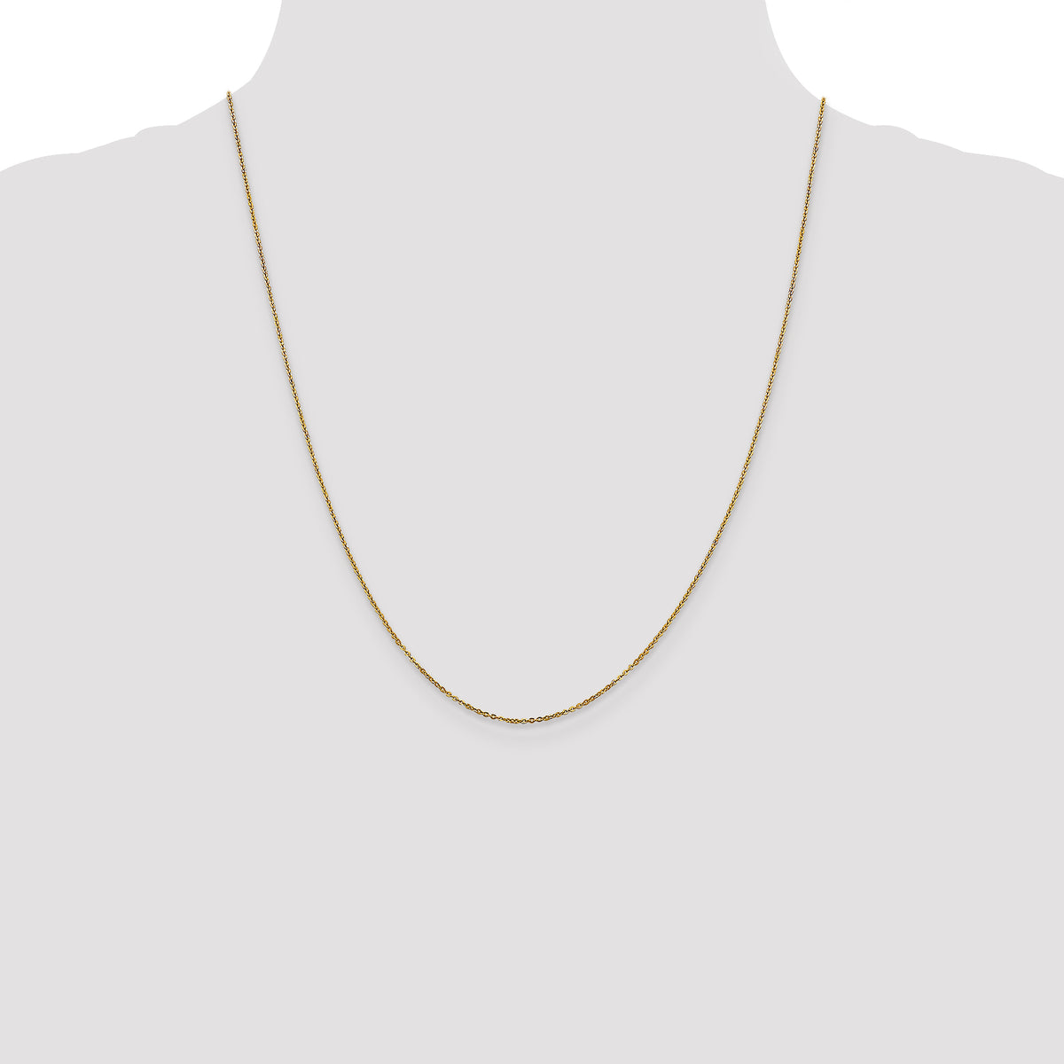 Leslie's 14K 1.1mm Flat Cable Chain - 22 inch