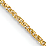 Leslie's 14K 1.1mm Flat Cable Chain - 16 inch