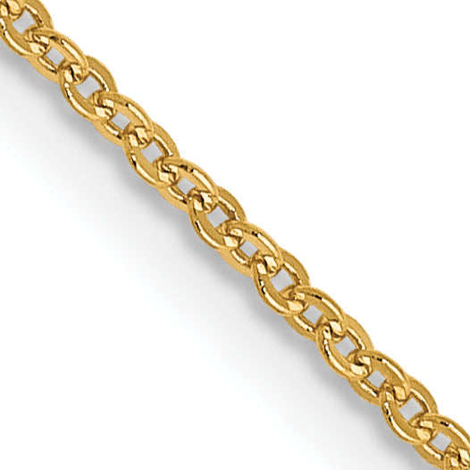 Leslie's 14K 1.1mm Flat Cable Chain - 16 inch