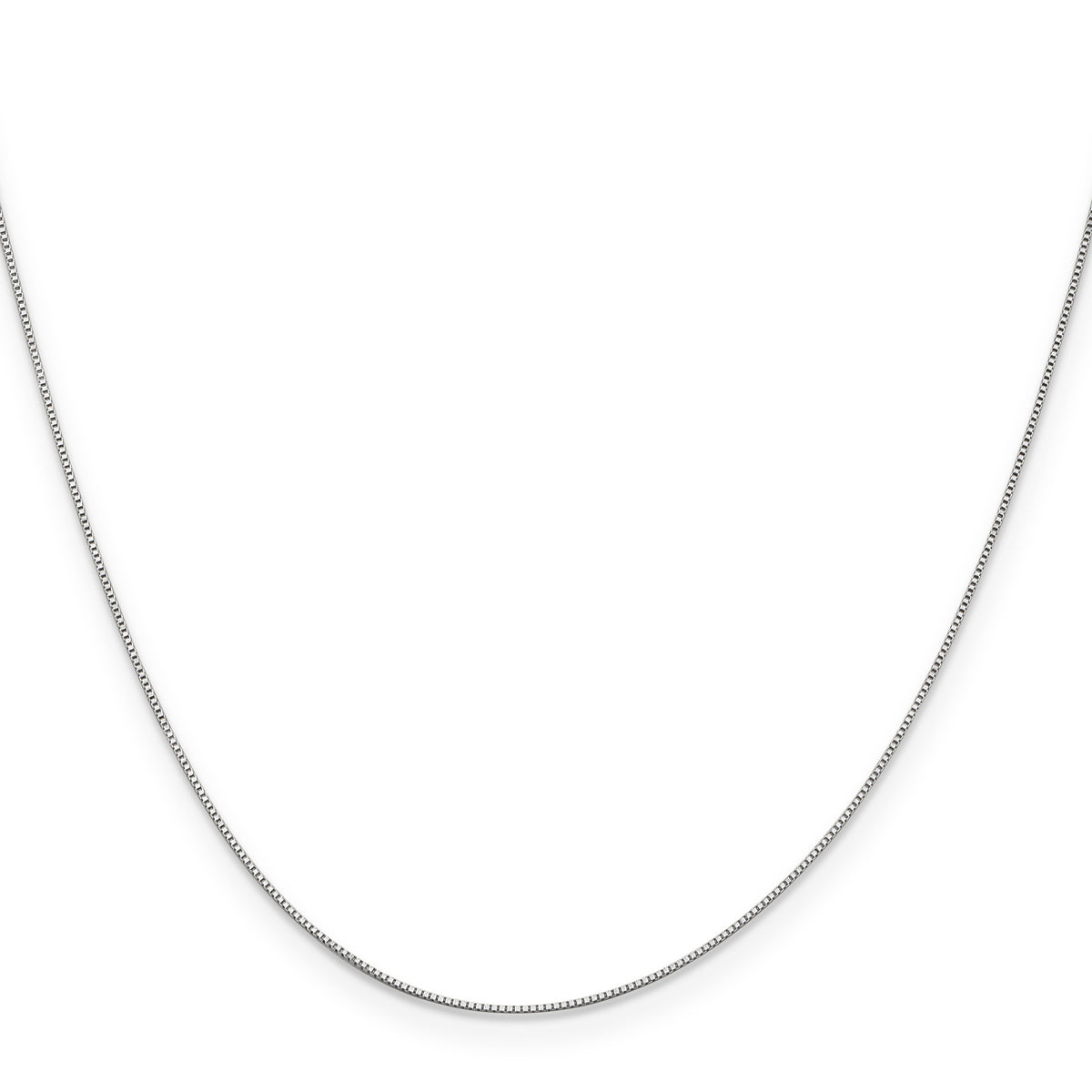 Leslie's (10K & 14K) Baby Box Chain - 14k White Gold / 16 in / Spring Ring