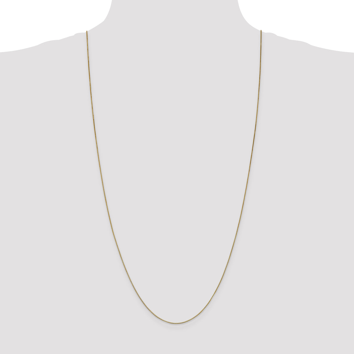 Leslie's 14K .7mm Box Chain - 30 inch