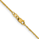 Leslie's 14K 1mm Sparkle Singapore Chain - 16 inch