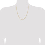 Leslie's 14K 1mm Sparkle Singapore Chain - 22 inch