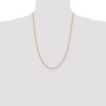 Leslie's 14K 1mm Sparkle Singapore Chain - 24 inch