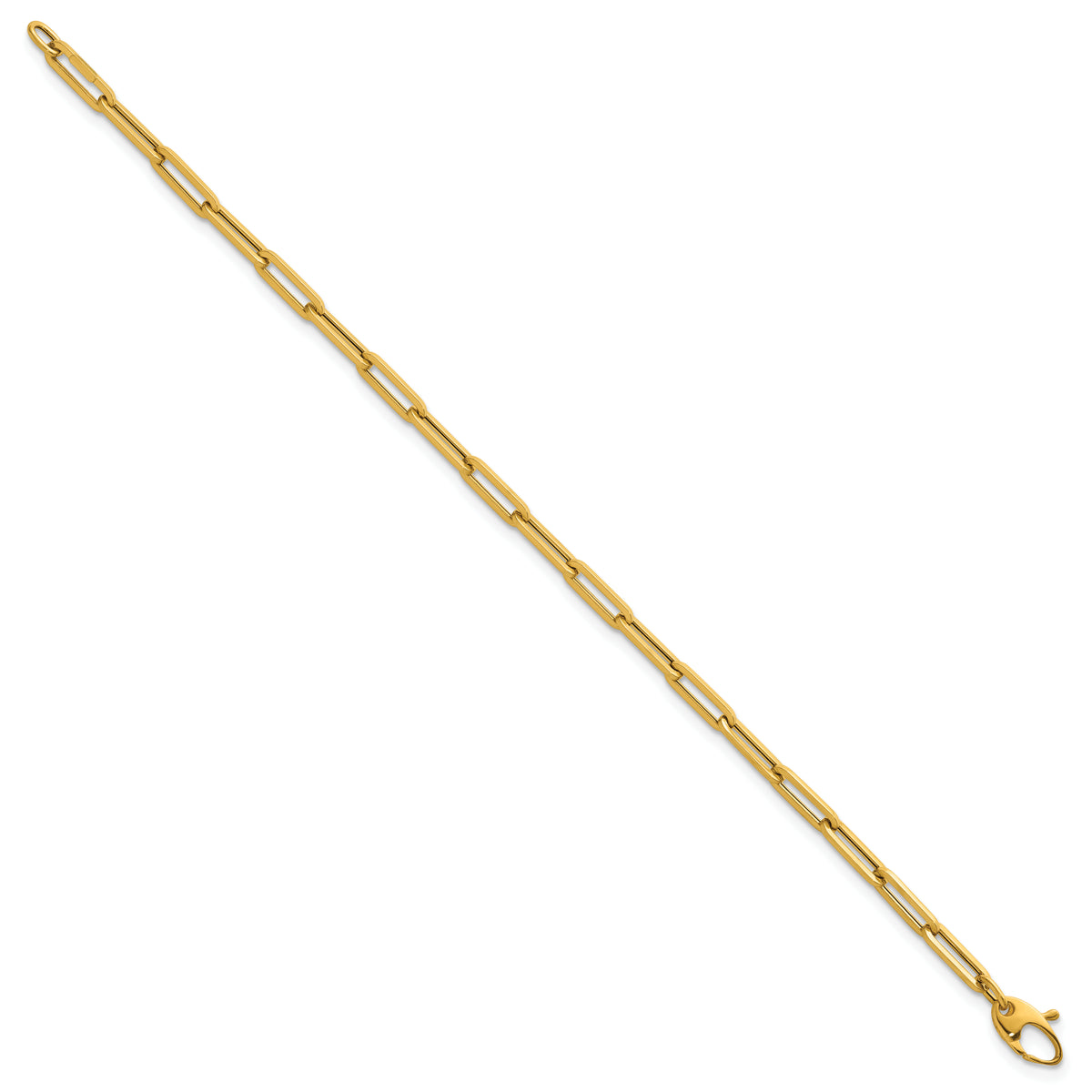 HERCO Gold Flat Paperclip Bracelet - 18k Yellow Gold / 7.5 in