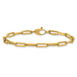 HERCO Gold Flat Paperclip Bracelet - 14k Yellow Gold / 7.5 in