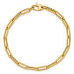 HERCO Gold Flat Paperclip Bracelet - 14k Yellow Gold / 7.5 in
