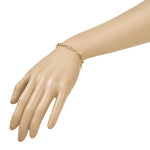 HERCO Gold Flat Paperclip Bracelet - 18k Yellow Gold / 7.5 in