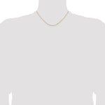 18K Leslie's 1.5mm Diamond-Cut Cable Chain - 16 inch
