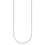 Herco Gold Solid Spiga Chain - 18k White Gold / 1.3 mm / 16 in