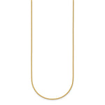 Herco Gold Solid Spiga Chain - 18k Yellow Gold / 1.3 mm / 30 in