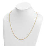 Herco Gold Solid Spiga Chain - 18k Yellow Gold / 1.3 mm / 24 in