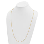 Herco Gold Solid Spiga Chain - 18k Yellow Gold / 1.3 mm / 30 in