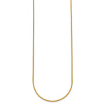 Herco Gold Solid Spiga Chain - 18k Yellow Gold / 1.7 mm / 20 in