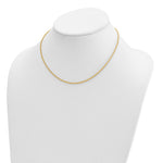 Herco Gold Solid Spiga Chain - 18k Yellow Gold / 1.7 mm / 16 in