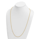 Herco Gold Solid Spiga Chain - 18k Yellow Gold / 1.7 mm / 30 in