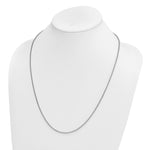 Herco Gold Solid Spiga Chain - 18k White Gold / 2.1 mm / 24 in