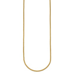 Herco Gold Solid Spiga Chain - 18k Yellow Gold / 2.1 mm / 16 in