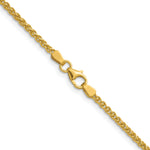 Herco Gold Solid Spiga Chain - 18k Yellow Gold / 2.1 mm / 24 in