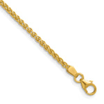 Herco Gold Solid Spiga Chain - 18k Yellow Gold / 2.1 mm / 16 in