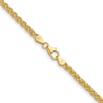 Herco Gold Solid Spiga Chain - 18k Yellow Gold / 3.3 mm / 18 in