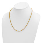 Herco Gold Solid Spiga Chain - 18k Yellow Gold / 3.3 mm / 20 in
