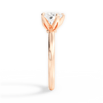 Abigail Heart Cut Lab Grown Diamond 18Kt Rose Gold Engagement Ring - View 3